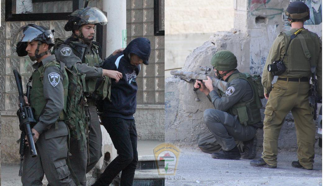 إصابة شابين بالرصاص الحي واعتقال طفل على يد فرقة الموت الإسرائيلية