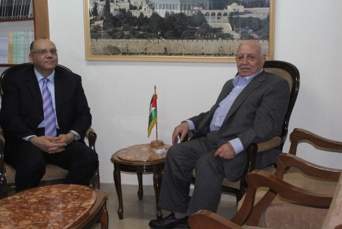 قريع يثمن الدور المصري اتجاه القضية الفلسطينية