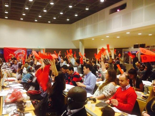 الاتحاد العالمي للشباب الاشتراكي: القدس الشرقية عاصمة فلسطين