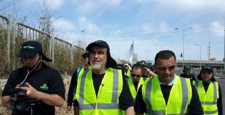 انطلاق مسيرة من حيفا الى الاقصى سيراً على الاقدام