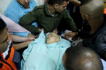 تشييع جثمان شهيد مخيم شعفاط